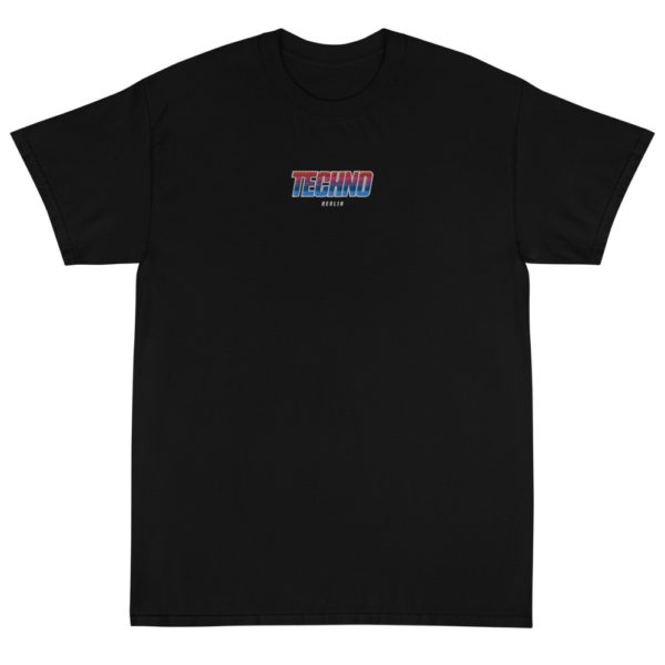 TECHNO Berlin T-Shirt Schwarz