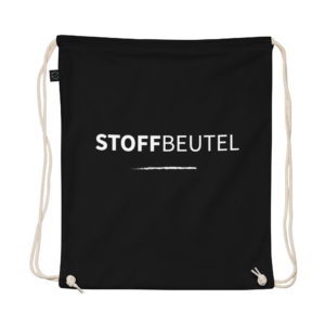 Stoffbeutel Schwarz