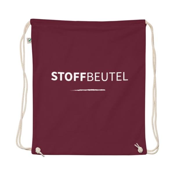 Stoffbeutel Burgunder Rot